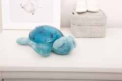 Cloud B Projektor z pozytywką - Żółw podwodny niebieski ECO Tranquil Turtle