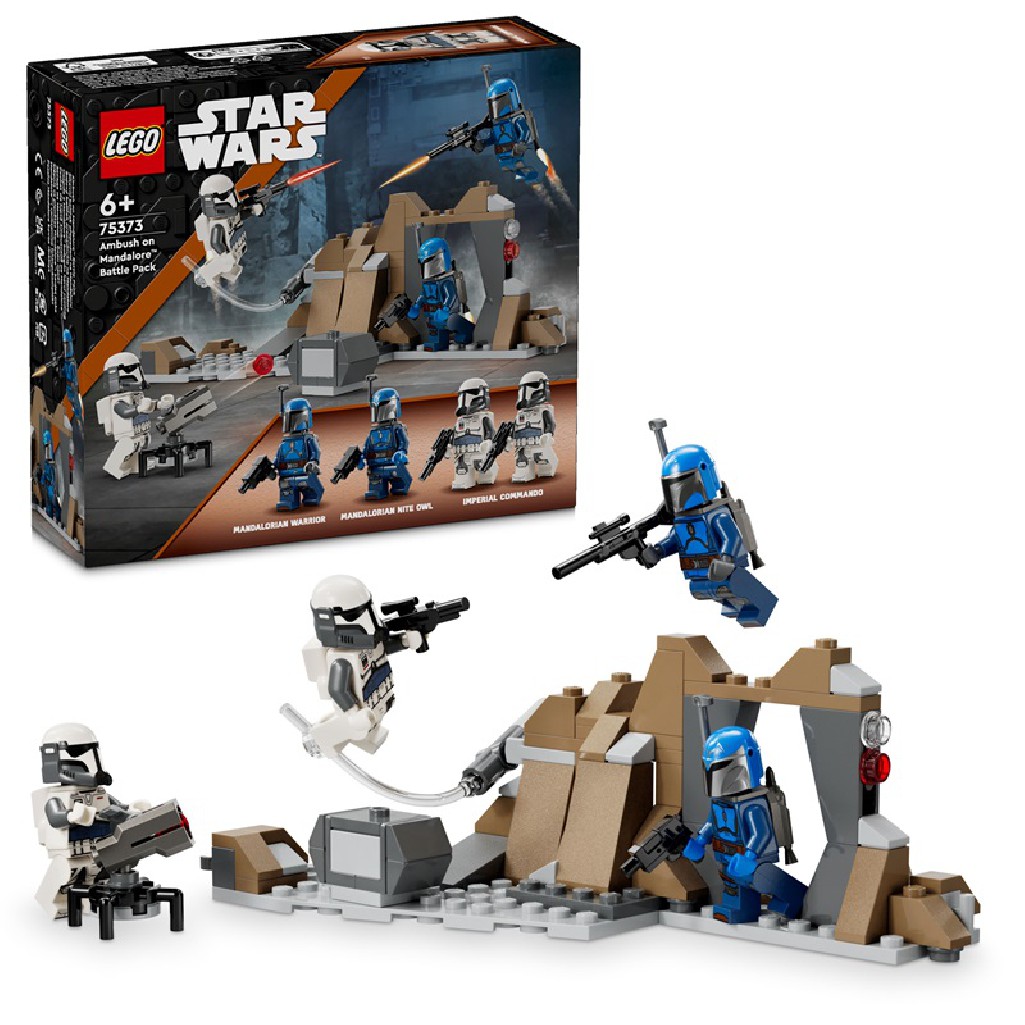 Lego Star Wars Zasadzka na Mandalorze — zestaw bitewny 75373