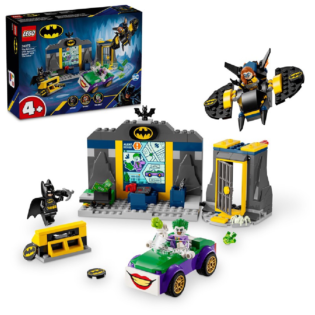 Lego Super Heroes Jaskinia Batmana z Batmanem™, Batgirl™ i Jokerem™ 76272