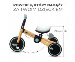 Rowerek biegowy trójkołowy 3w1 Kinderkraft 4TRIKE Sunflower Blue