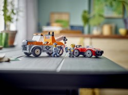 Lego City Samochód pomocy drogowej i naprawa sportowego auta 60435