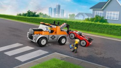 Lego City Samochód pomocy drogowej i naprawa sportowego auta 60435