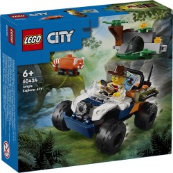 Lego City Quad badacza dżungli z pandą czerwoną 60424