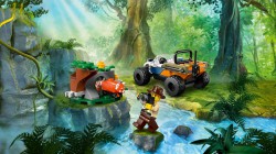 Lego City Quad badacza dżungli z pandą czerwoną 60424