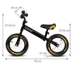 Kidwell Rowerek biegowy CRUZER Explorer pompowane koła 12"